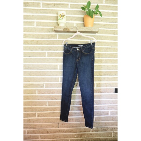 Judy Blue Skinny Jeans in Deep Blue with Stretch - Picture 2 of 8